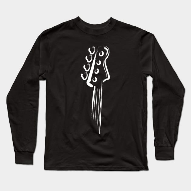 Bass Guitar Players Rock Long Sleeve T-Shirt by Mi Bonita Designs